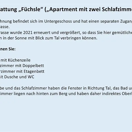 Apartment Im Blockhaus Metzler
